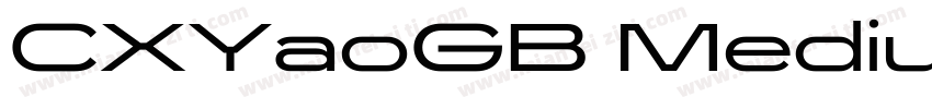 CXYaoGB Medium U Medium字体转换